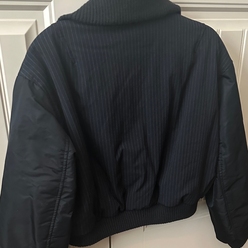Zara Navy Blue  Cropped Jacket - never worn - Picture 4 of 12